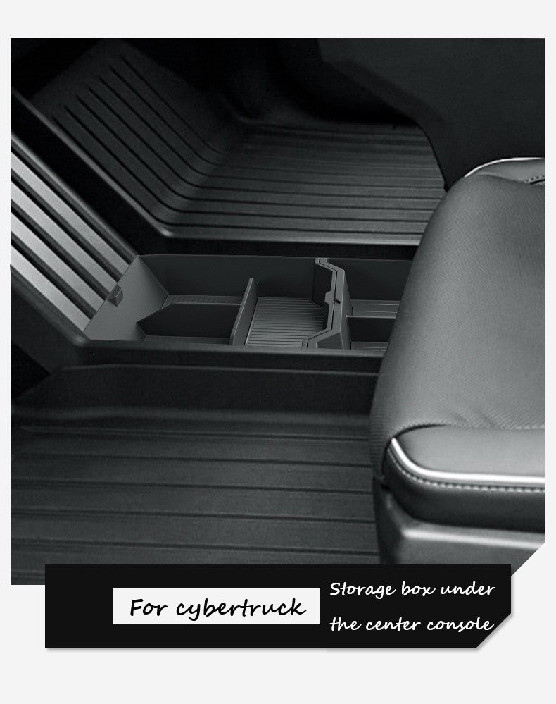 Cybertruck—Central Control Lower Storage Box