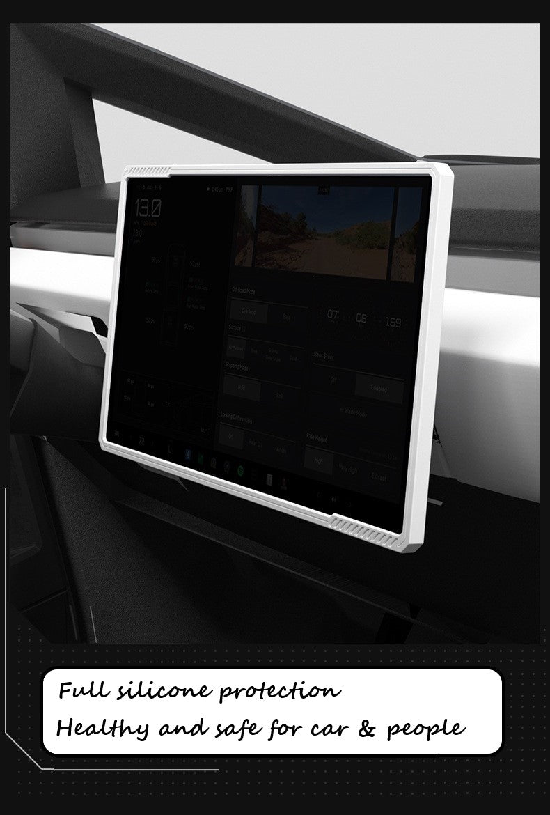 Cybertruck—Center Control Screen Silicone Protection Frame