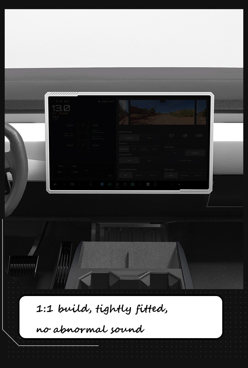 Cybertruck—Center Control Screen Silicone Protection Frame